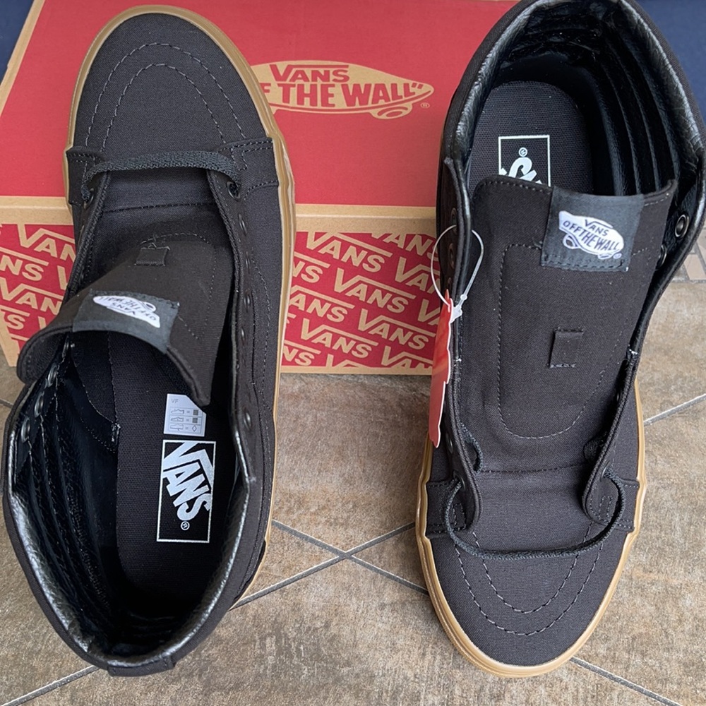 Vans Sk8-Hi Reissued Canvas Gum Black/Light Gum Mn - Picture 13 of 16